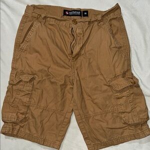 South Pole Boys Tan Cargo Shorts